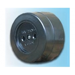 Розетка 1-м  ОП круглая  карболитовая